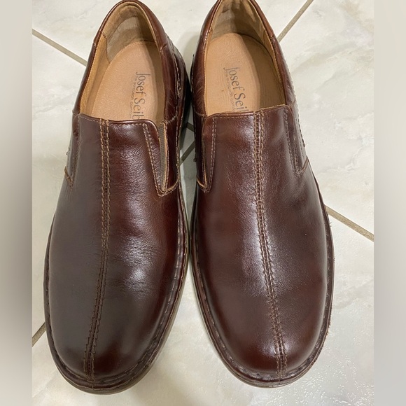 Josef Seibel Men's Brown Leather Vance  Shoes size 44 (10.5-11) - Picture 2 of 7